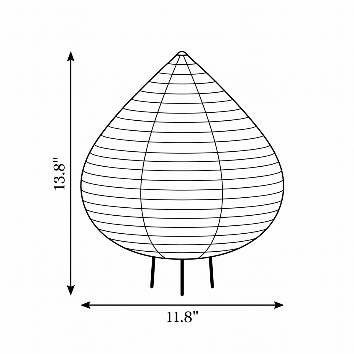 Drop Paper Table Lamp - view 07