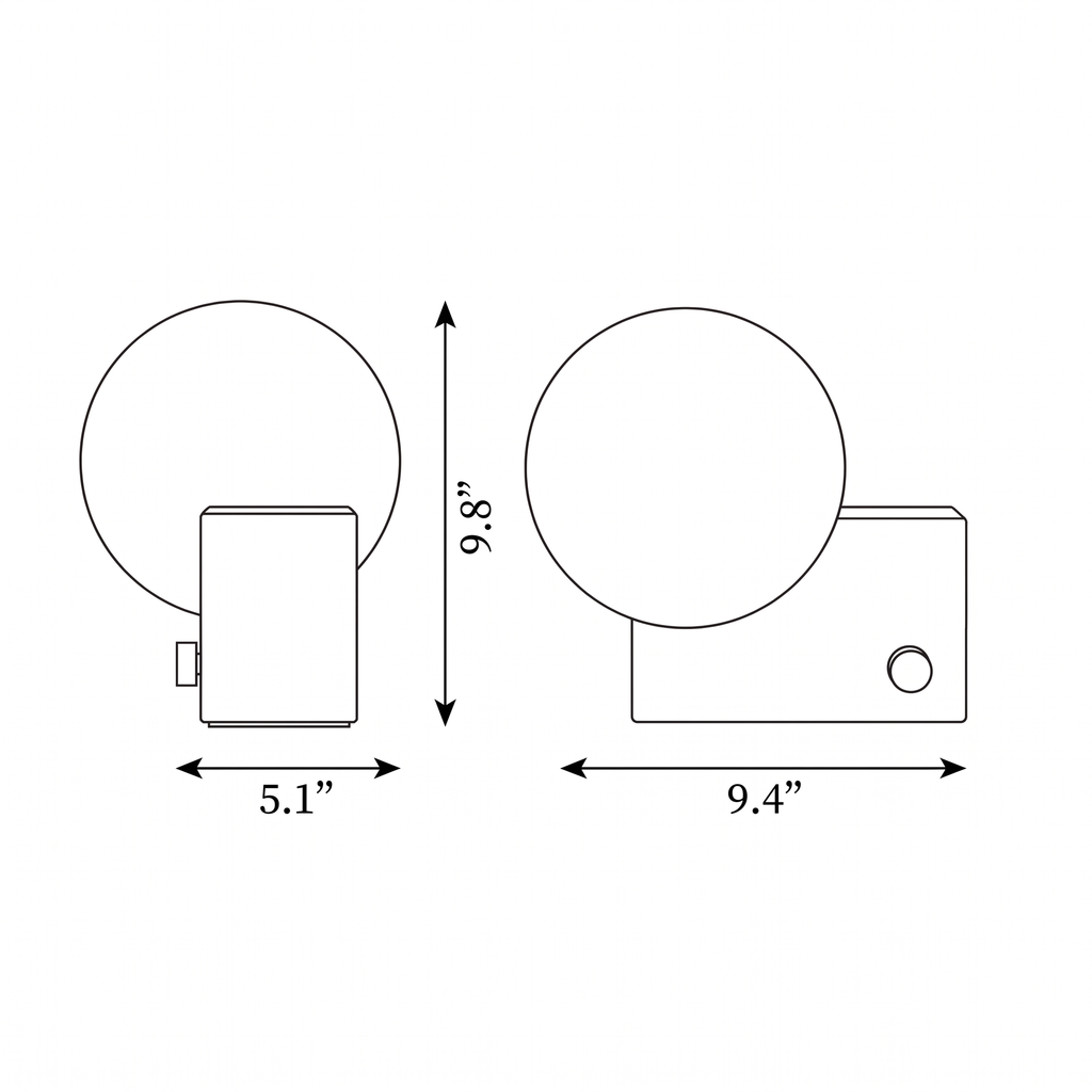 Eclipse Glass Table Lamp - view 05