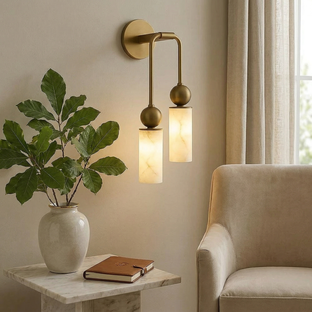 Elowen Alabaster Wall Lamp - view 14