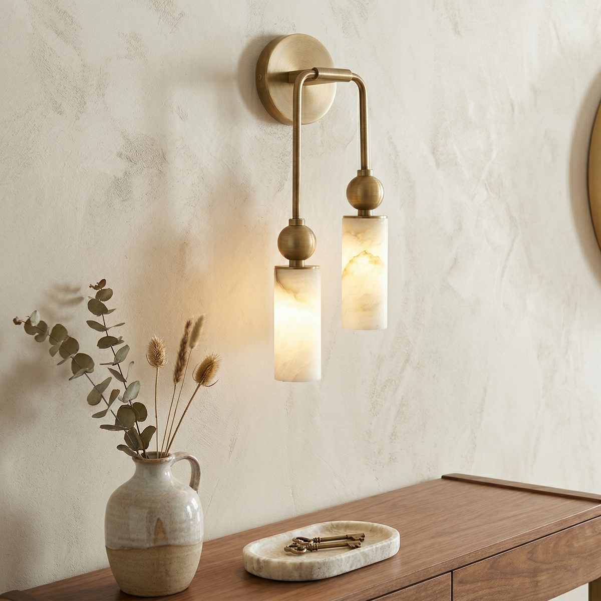 Elowen Alabaster Wall Lamp - view 16