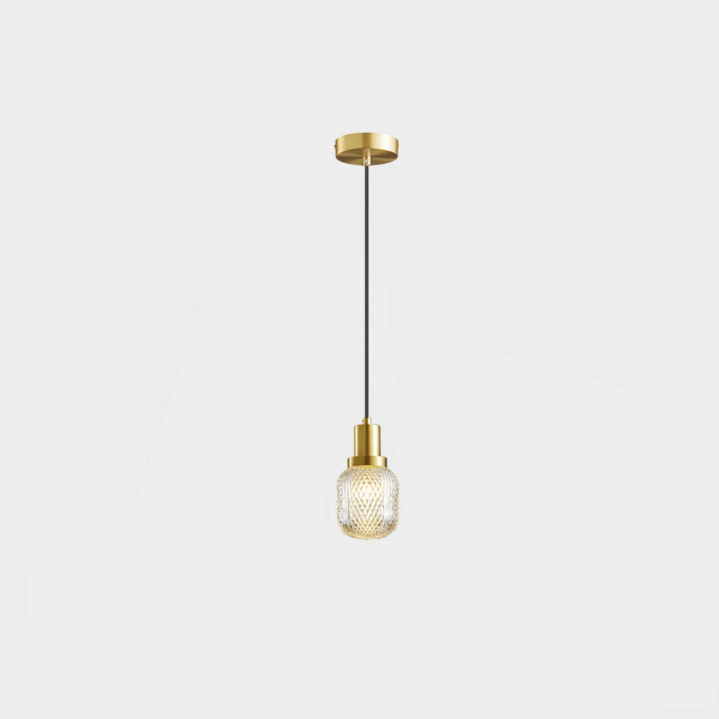 Floret Crystal Glass Pendant Light - view 01