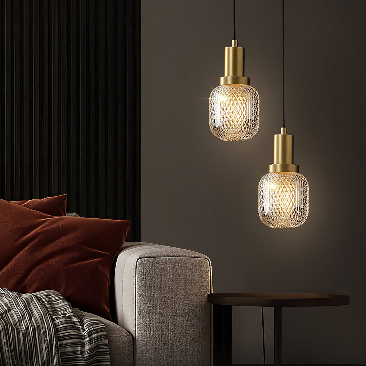 Floret Crystal Glass Pendant Light - view 06