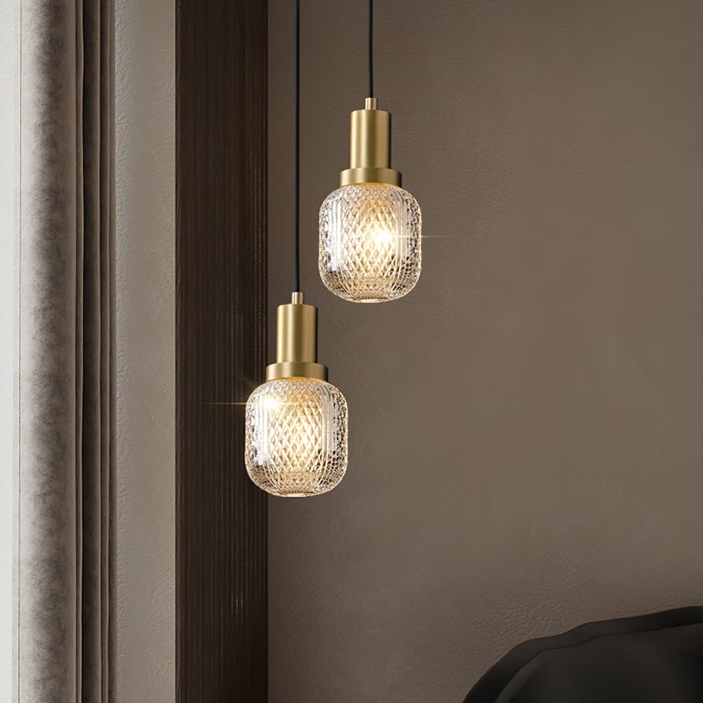 Floret Crystal Glass Pendant Light - view 07