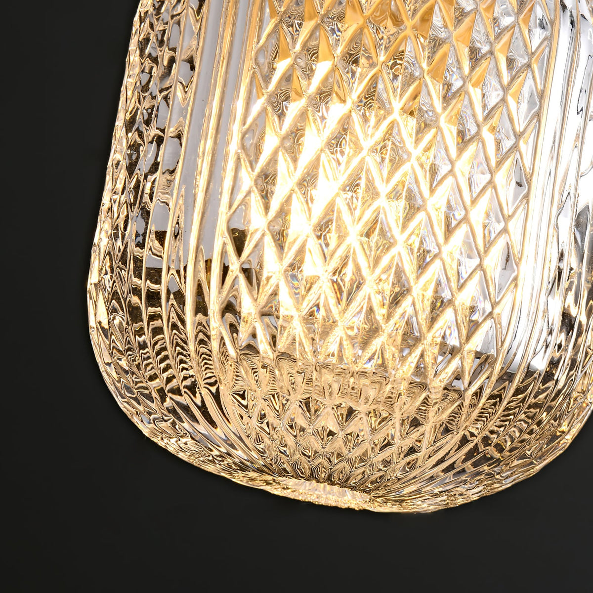 Floret Crystal Glass Pendant Light - view 10