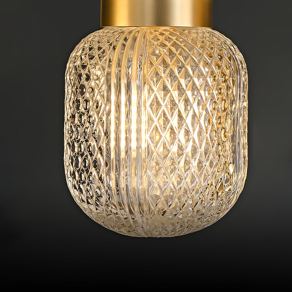 Floret Crystal Glass Pendant Light - view 13