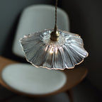 Florin Ribbed Glass Pendant Light - view 15