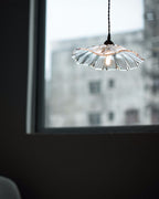 Florin Ribbed Glass Pendant Light - view 22