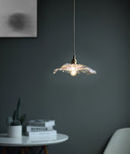 Florin Ribbed Glass Pendant Light - view 24