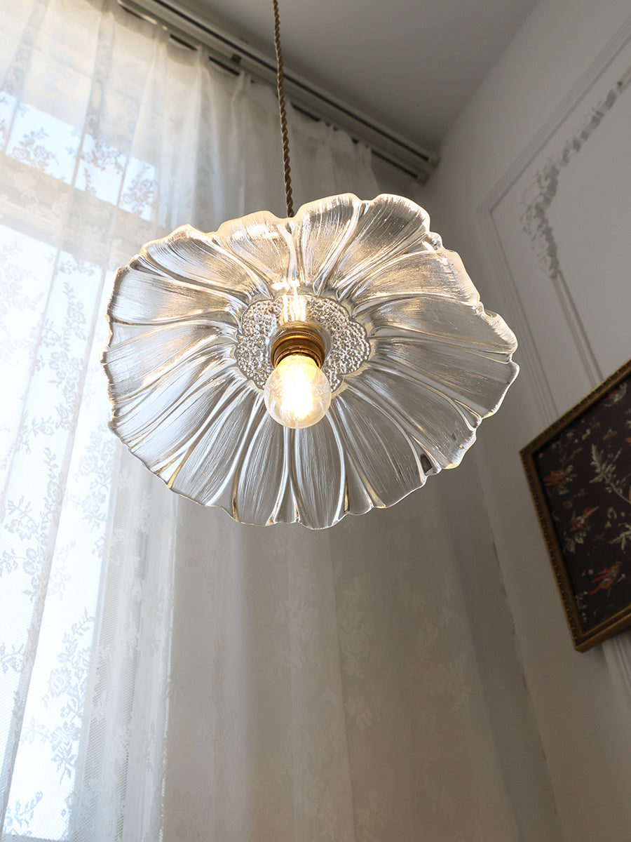 Florin Ribbed Glass Pendant Light - view 26