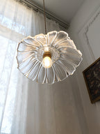 Florin Ribbed Glass Pendant Light - view 26