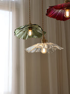 Florin Ribbed Glass Pendant Light - view 27