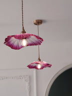 Florin Ribbed Glass Pendant Light - view 29