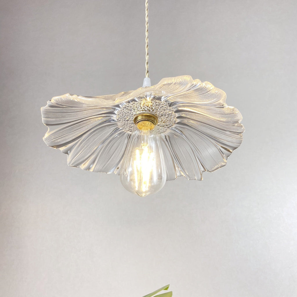Florin Ribbed Glass Pendant Light - view 34