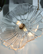 Florin Ribbed Glass Pendant Light - view 36