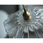 Florin Ribbed Glass Pendant Light - view 38