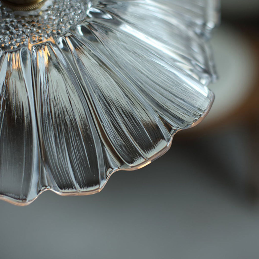 Florin Ribbed Glass Pendant Light - view 39