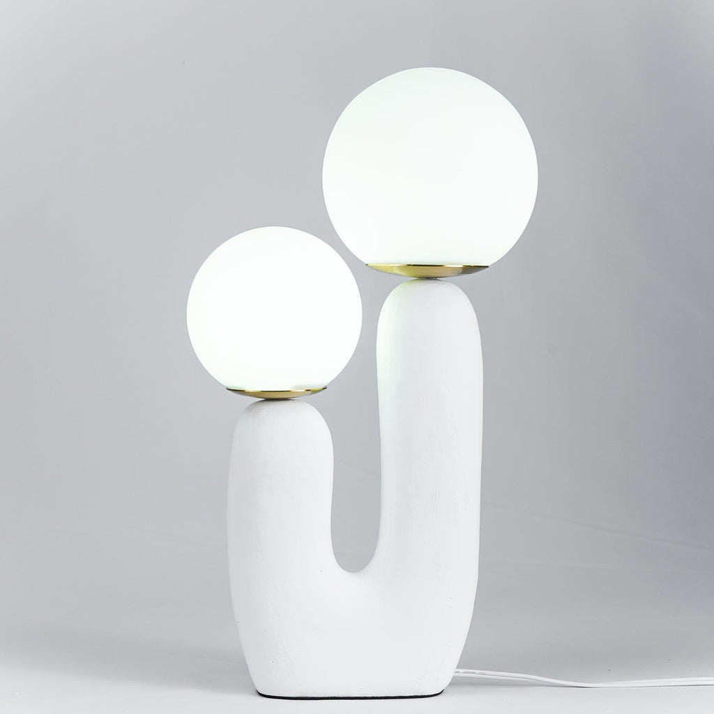 Modern Glass Shade Table Lamp - view 05