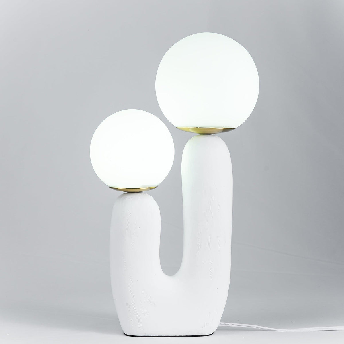 Modern Glass Shade Table Lamp - view 05