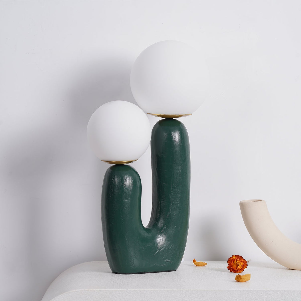 Modern Glass Shade Table Lamp - view 10