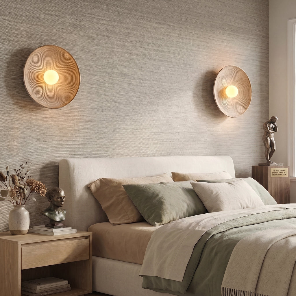 Japanese Wood Finish Wall Light - view 06