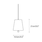 Linet Linen Shade Pendant Light - view 04