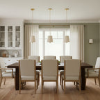 Linet Linen Shade Pendant Light - view 05