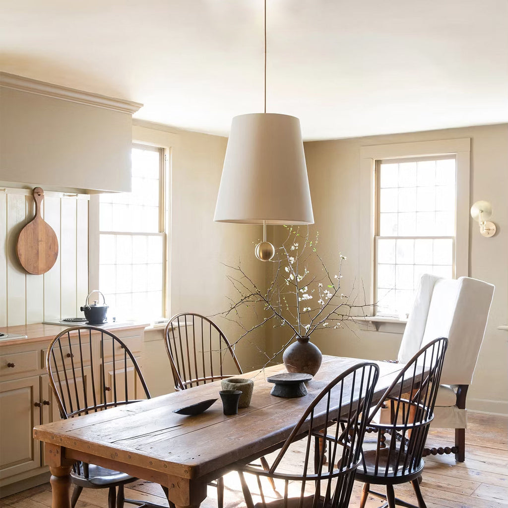 Linet Linen Shade Pendant Light - view 10