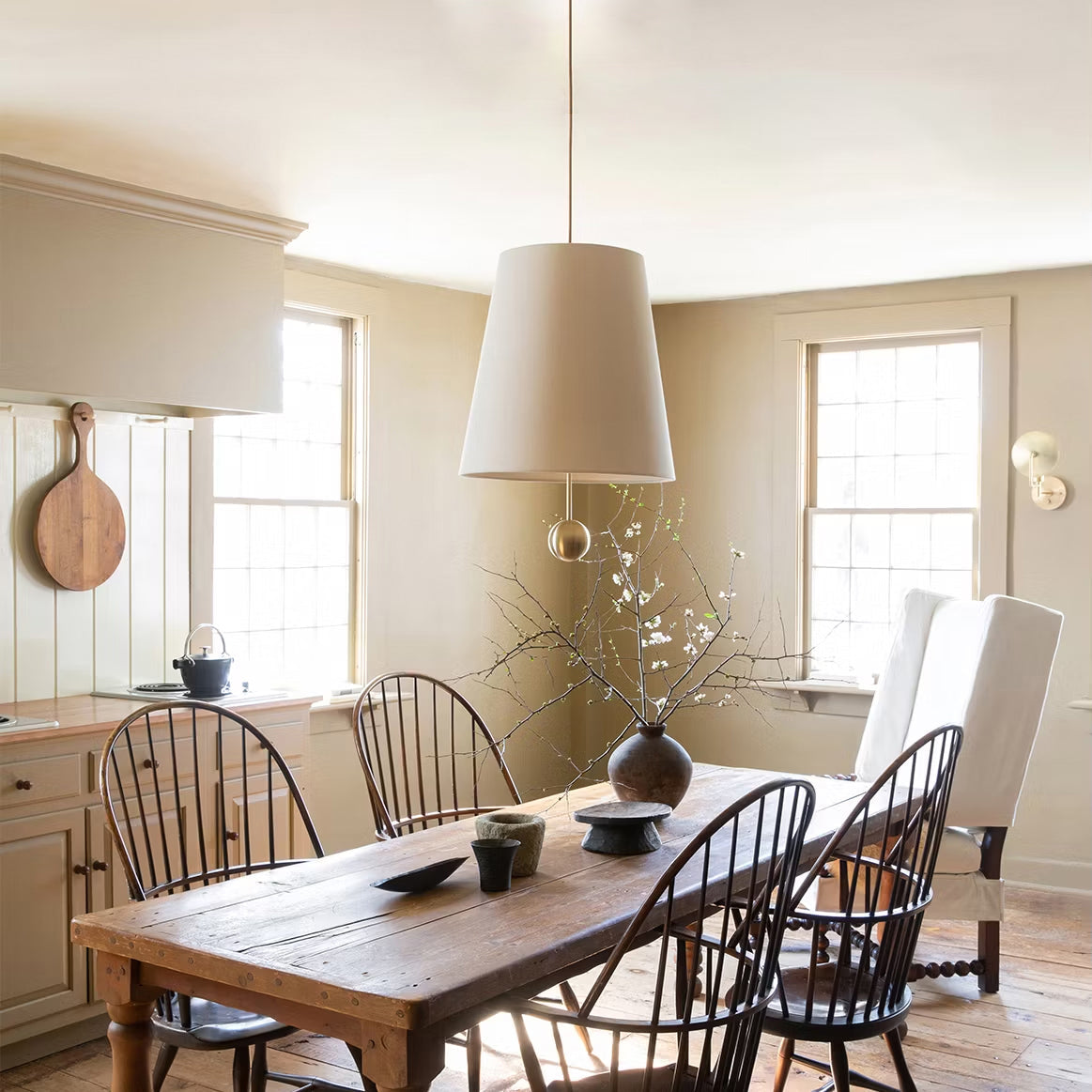 Linet Linen Shade Pendant Light - view 10