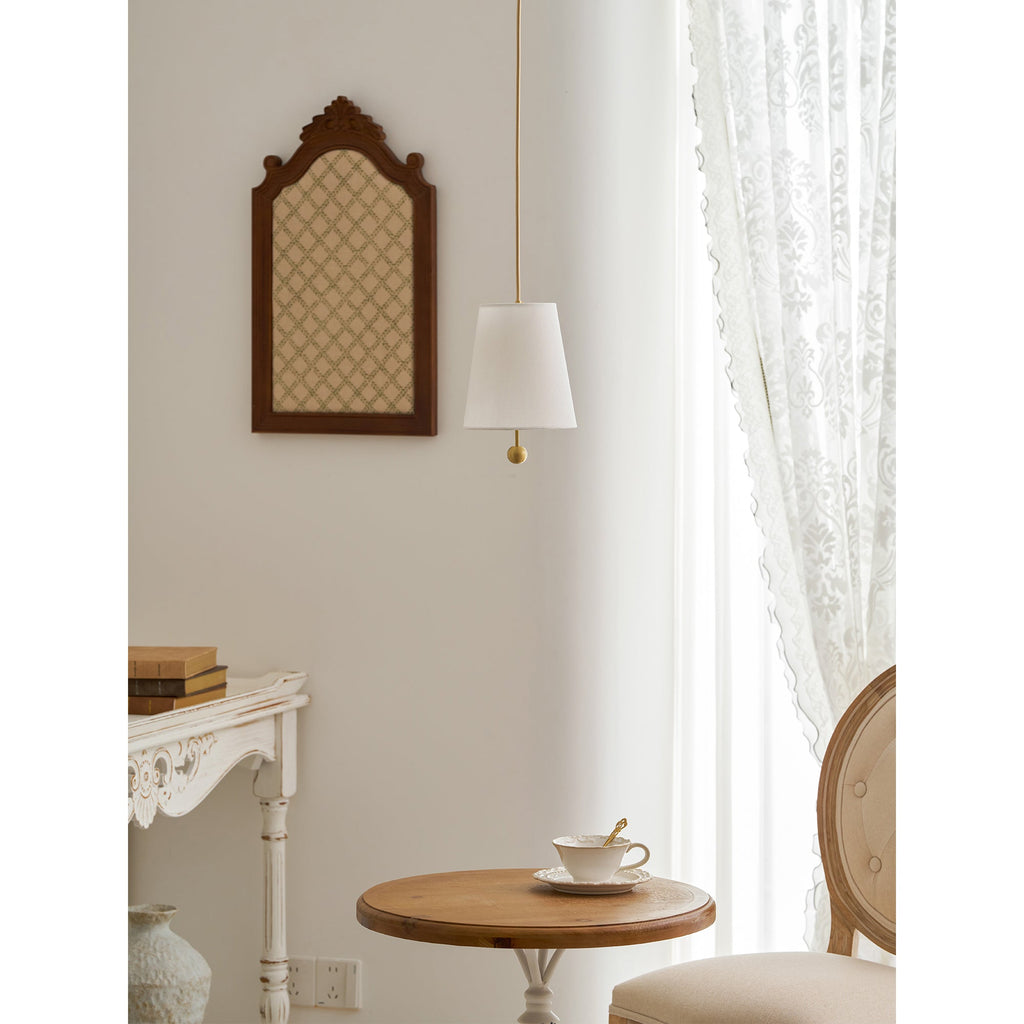 Linet Linen Shade Pendant Light - view 18