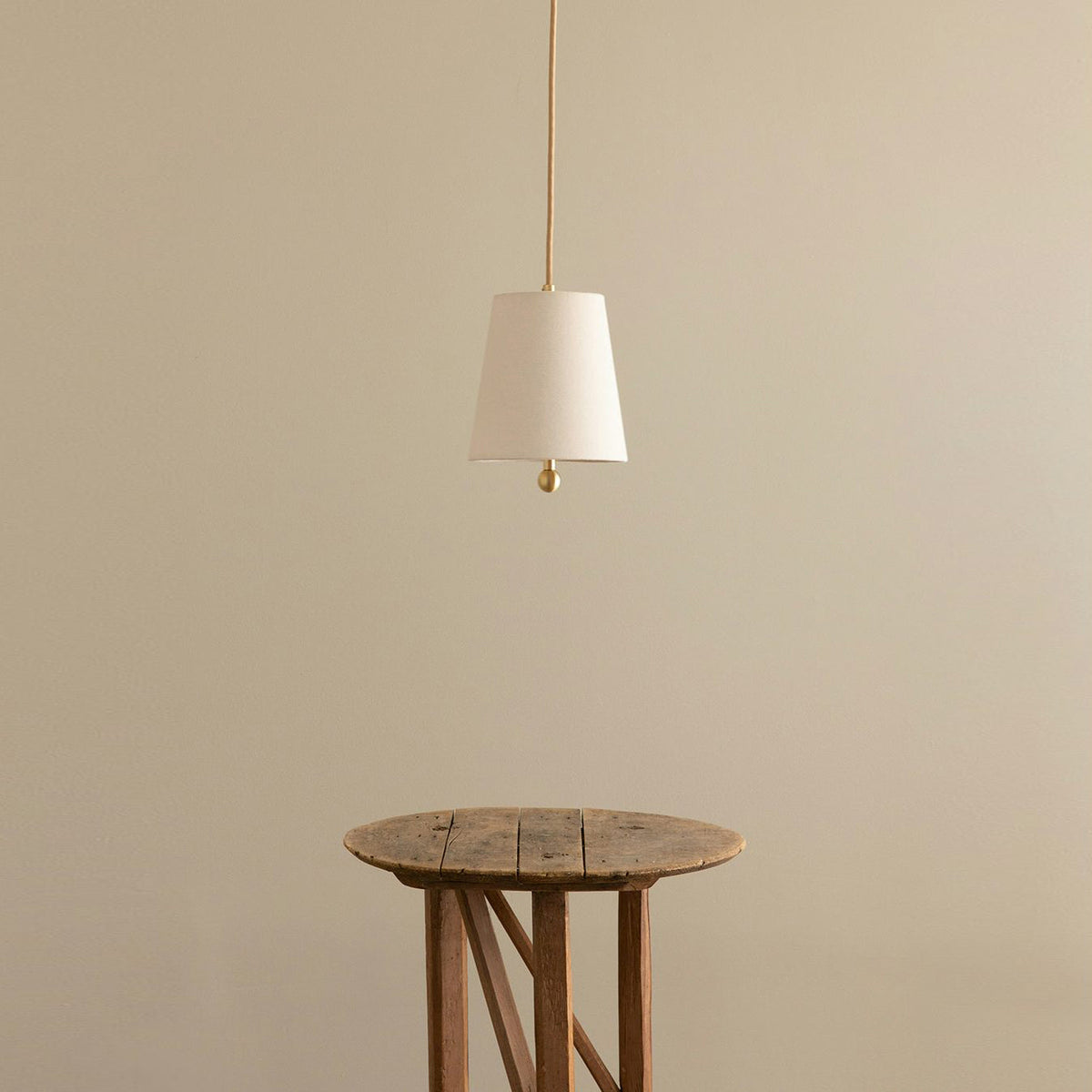 Linet Linen Shade Pendant Light - view 20