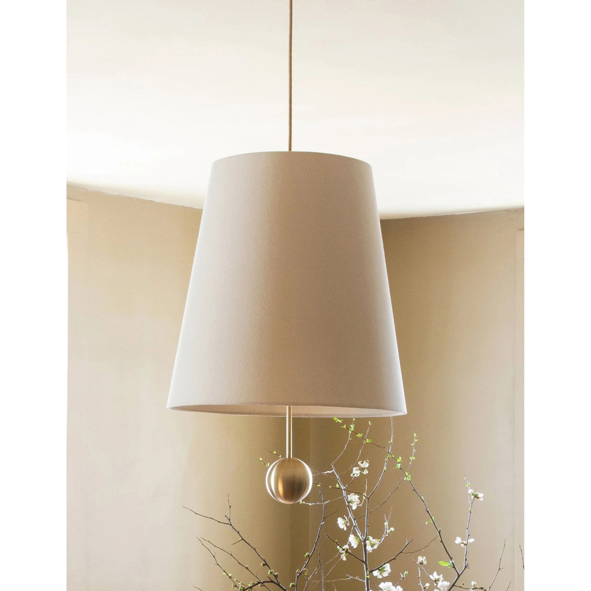 Linet Linen Shade Pendant Light - view 21