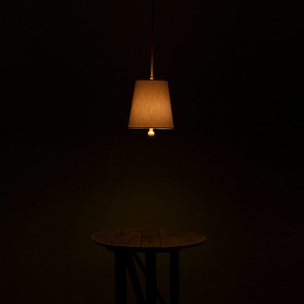 Linet Linen Shade Pendant Light - view 23
