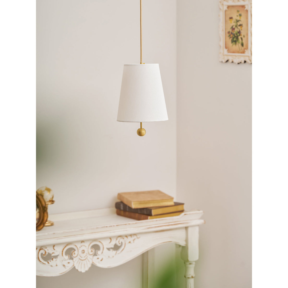 Linet Linen Shade Pendant Light - view 25