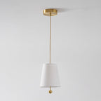 Linet Linen Shade Pendant Light - view 26