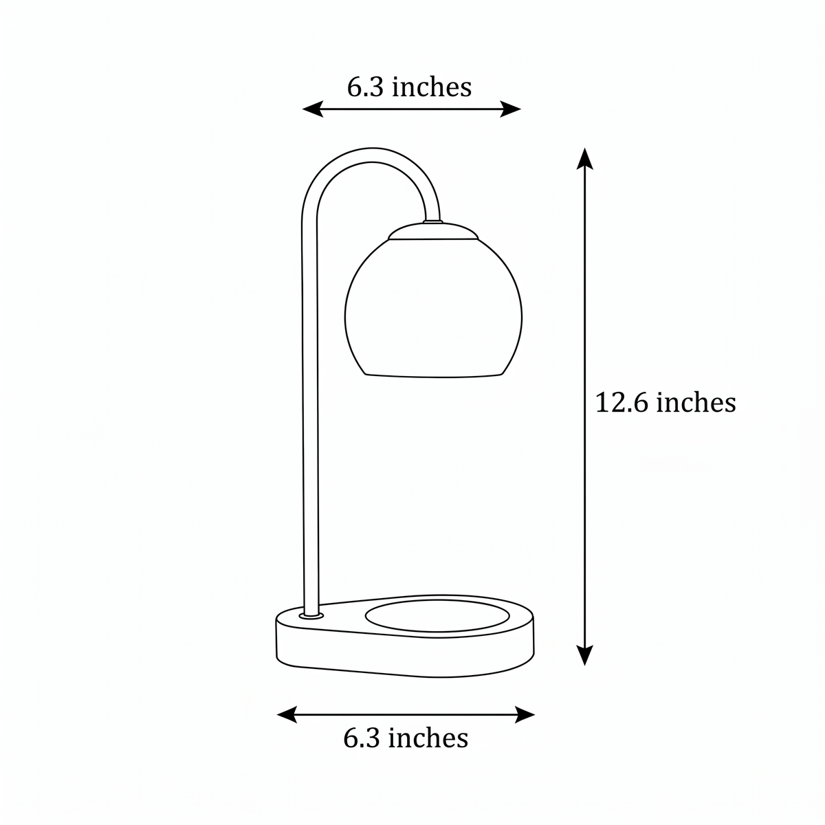 Log Candle Warmer Lamp - view 09