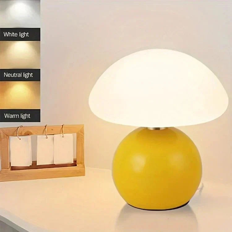 Lunette Ceramic Mushroom Table Lamp - view 12