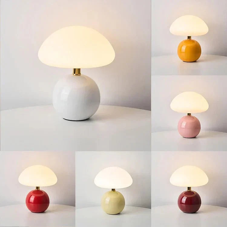 Lunette Ceramic Mushroom Table Lamp - view 16