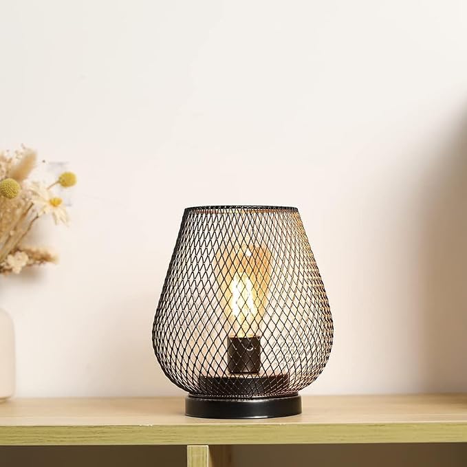 Mesh Cage Battery Table Lamp - view 04