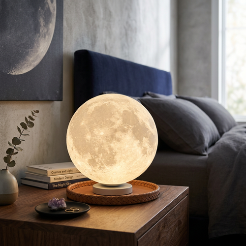 3D Moon Table Lamp - view 01