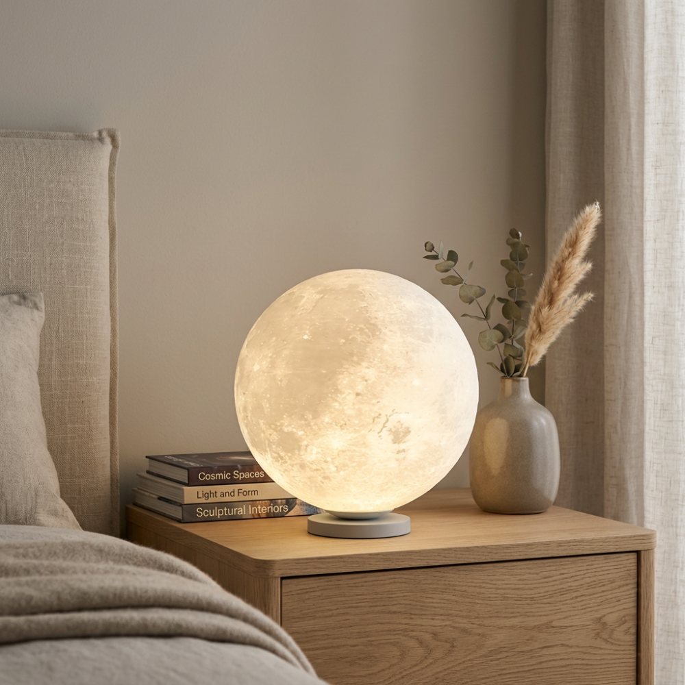 3D Moon Table Lamp - view 03