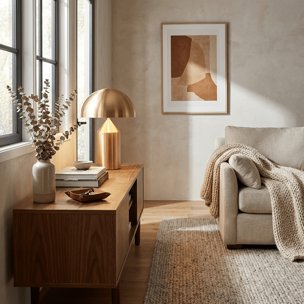 Brass Mushroom Dome Table Lamp - view 05