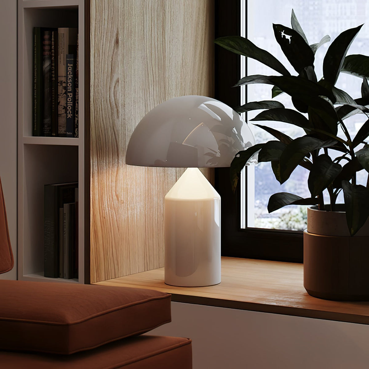 Brass Mushroom Dome Table Lamp - view 08