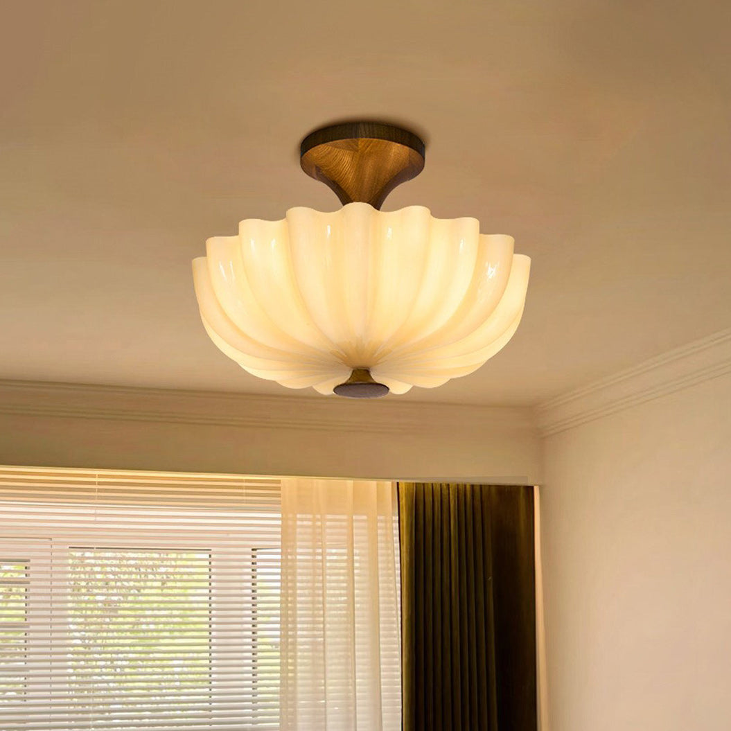 Nerida Scalloped Ceiling Light - view 03