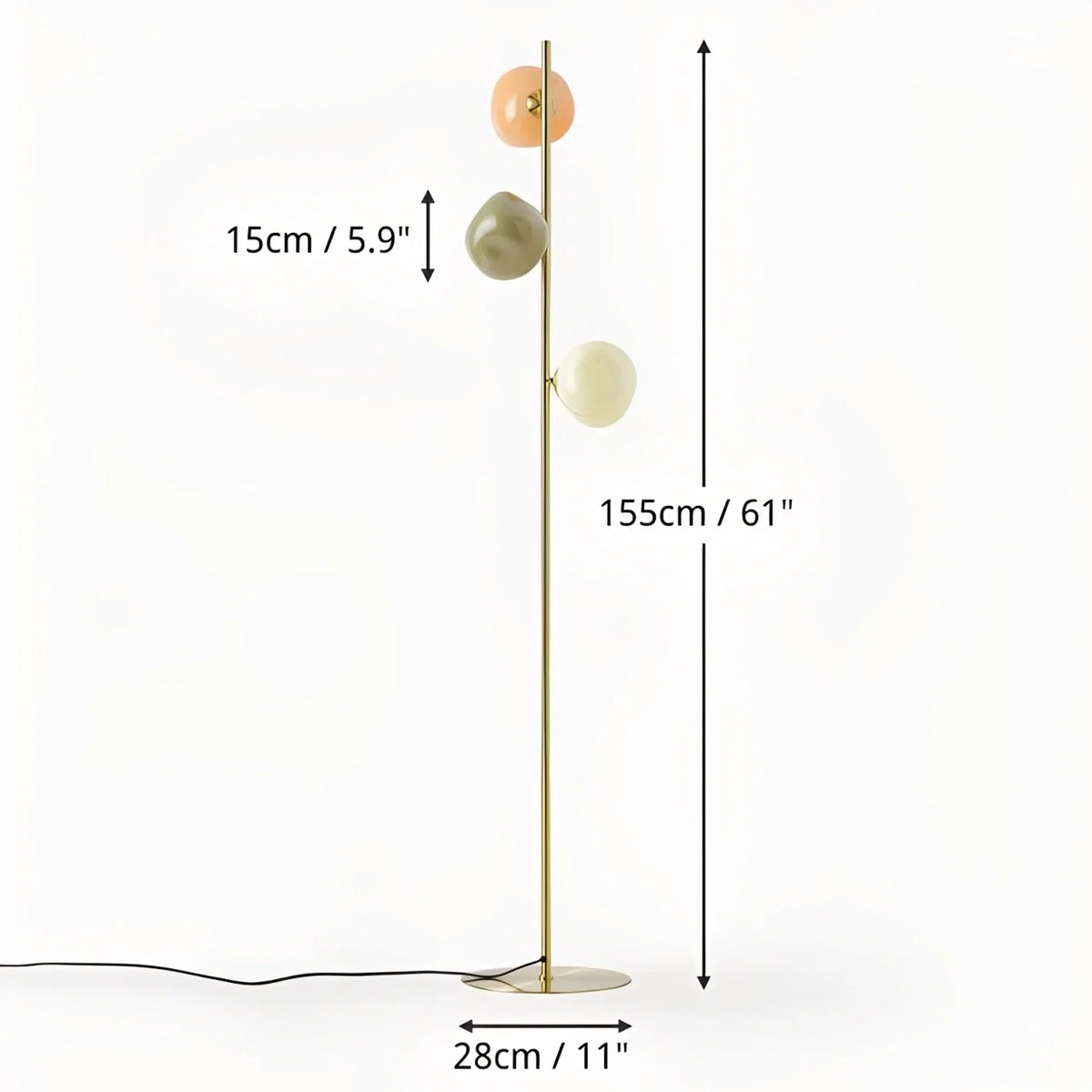 Orbix Opal Globe Floor Lamp - view 13