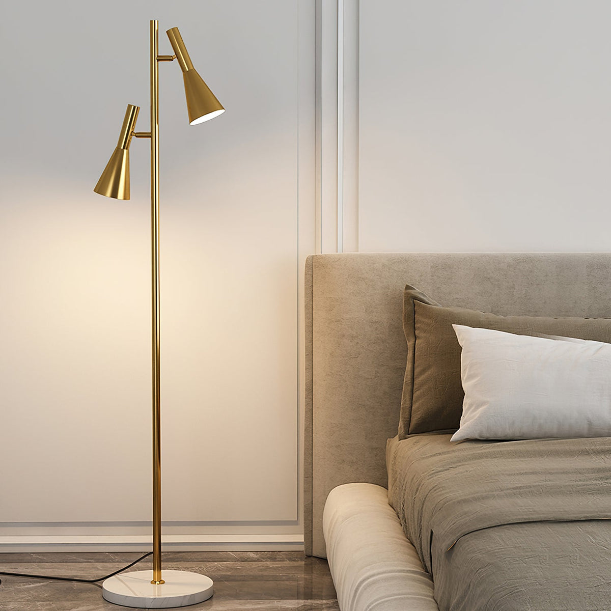 Orlo Nordic Marble Floor Lamp - view 02