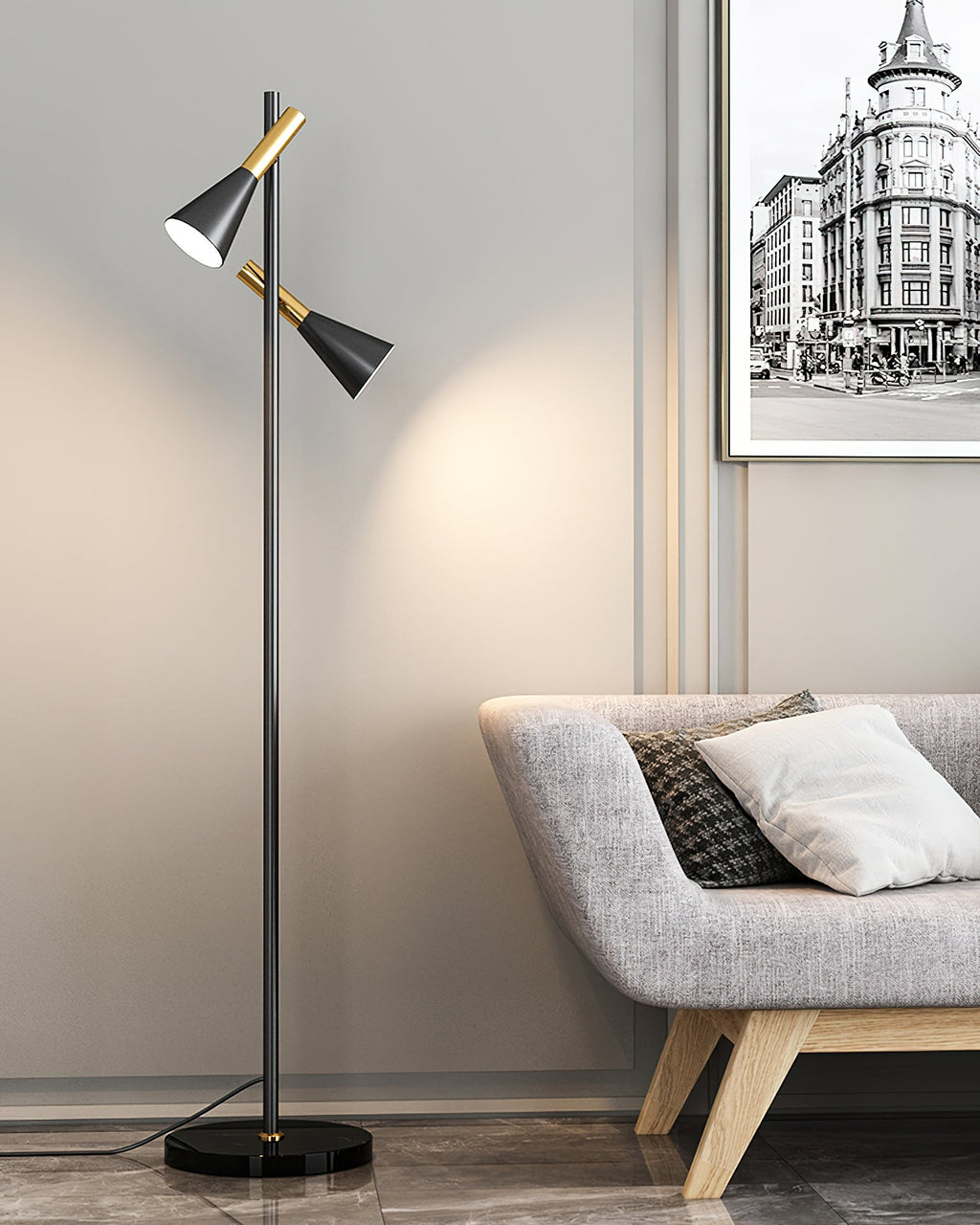 Orlo Nordic Marble Floor Lamp - view 13