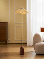 Raffa Raffia Shade Floor Lamp - view 10