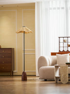 Raffa Raffia Shade Floor Lamp - view 11