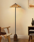 Raffa Raffia Shade Floor Lamp - view 22