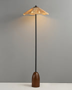 Raffa Raffia Shade Floor Lamp - view 27